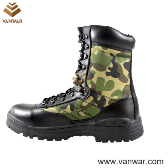 Camo Canvas Camouflage Military Combat Boots (CMB009)