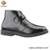 PU Classic Buckle Military Officer Shoes (WMS006)