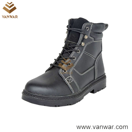 Durable Cow Leather Military Working Boots (WWB065)