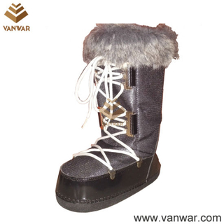 New Design Military Snow Women Boots with Warm Wool (WSB036)