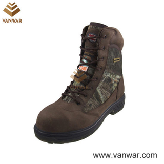 Military Horse Leather Waterproof Hunting Boots (WHB001)
