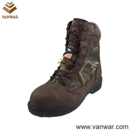 Military Horse Leather Waterproof Hunting Boots (WHB001)