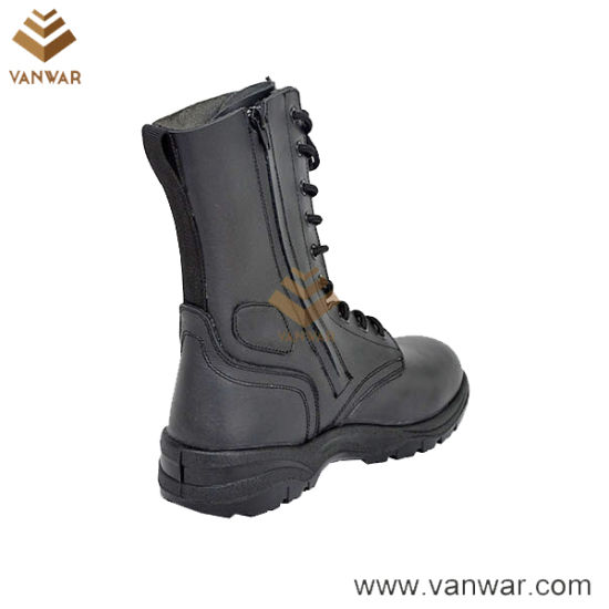 Full Grain Cow Leather Breathable Lining Military Tactical Boots (WTB037)