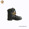 Top Layer Leather Unisex Military Combat Boots of Black with High Quality (WCB062)