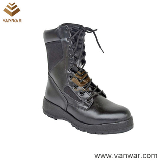 Comfortable Leather Military Tactical Boots of Black (WTB039)