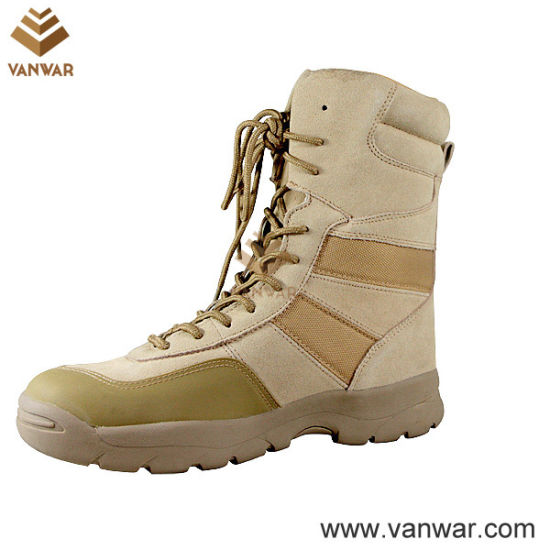 Middle East Hot Selling Leather Military Desert Boots (WDB006)