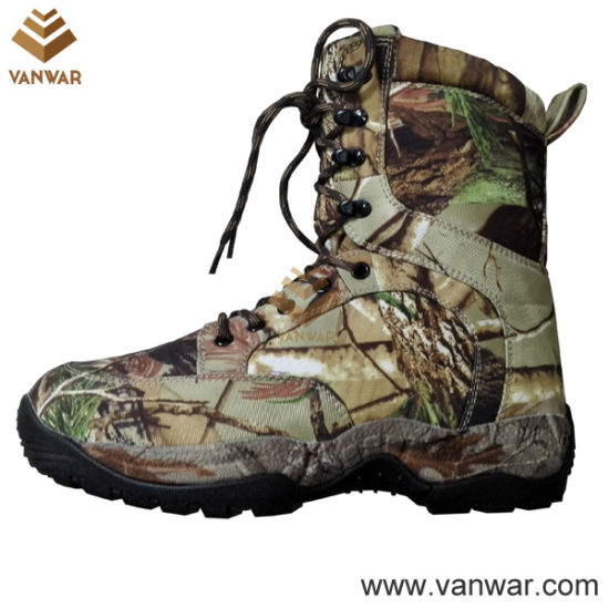 Camouflage Canvas Military Hunting Boots of New Design (WHB009)