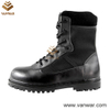 Black Military Combat Boots with Acid-Resistant Rubber (WCB003)