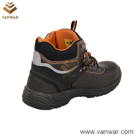 High Quality Military Working Safety Boots with Slip-Resistance Outsole (WWB051)