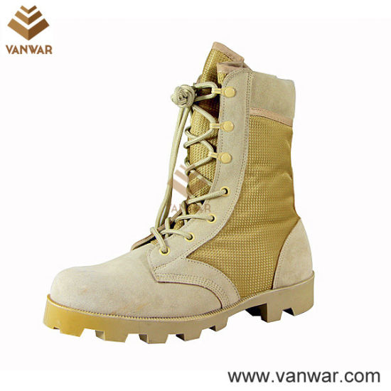 Athletic Cement Desert Military Boots with Speedhooks (WDB029)