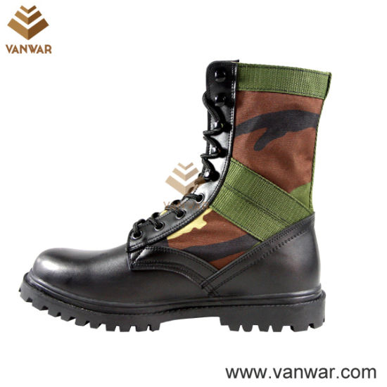 Panama Military Camouflage Boots with Brass Drainage Vents (CMB011)