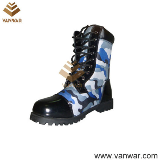 Comfortable Military Camouflage Boots of Split Leather (CMB012)