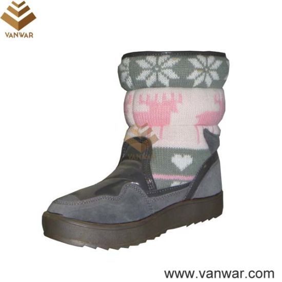 Female High Quality Russian Cemented Snow Boots (WSCB011)