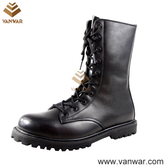 Military Full Leather Army Combat Boots in Goodyear Welt (WCB038)