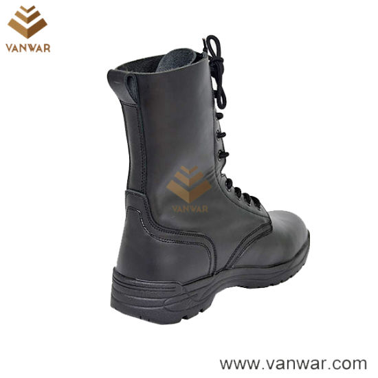 Steel Toe Cap Full Grain Leather Mesh Lining Military Tactical Boots (WTB036)