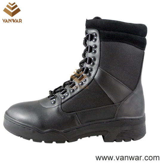 Military Hot Style Black Combat Boots (WCB004)