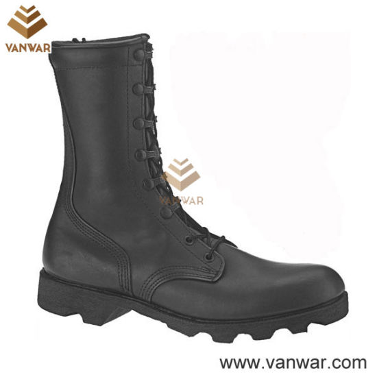 Smooth Leather Military Jungle Boots with EVA Midsole (WJB011)