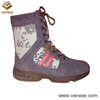 Cheap Price Suede Leather Military Camouflage Boots (CMB025)