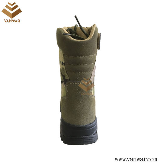 Zipper Military Camouflage Boots with High Quality Insoles (WDB054)