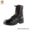 Full Black Leather Military Combat Boots of Black (WCB041)