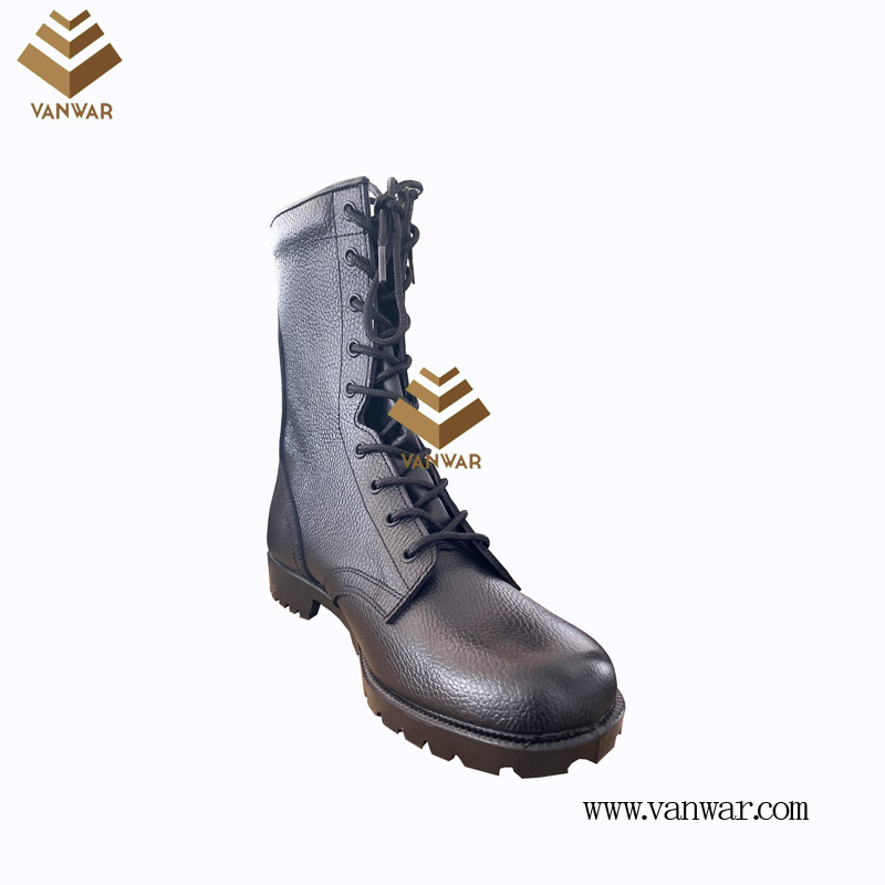 Combat Military Leather Boots of Black with High Quality (WCB073)
