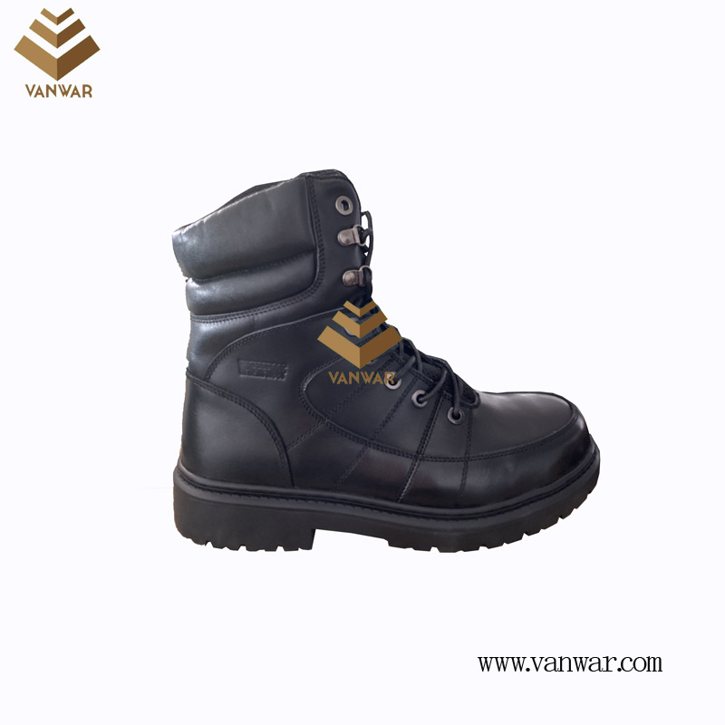 Military Combat Boots of Black with High Quality (WCB070)