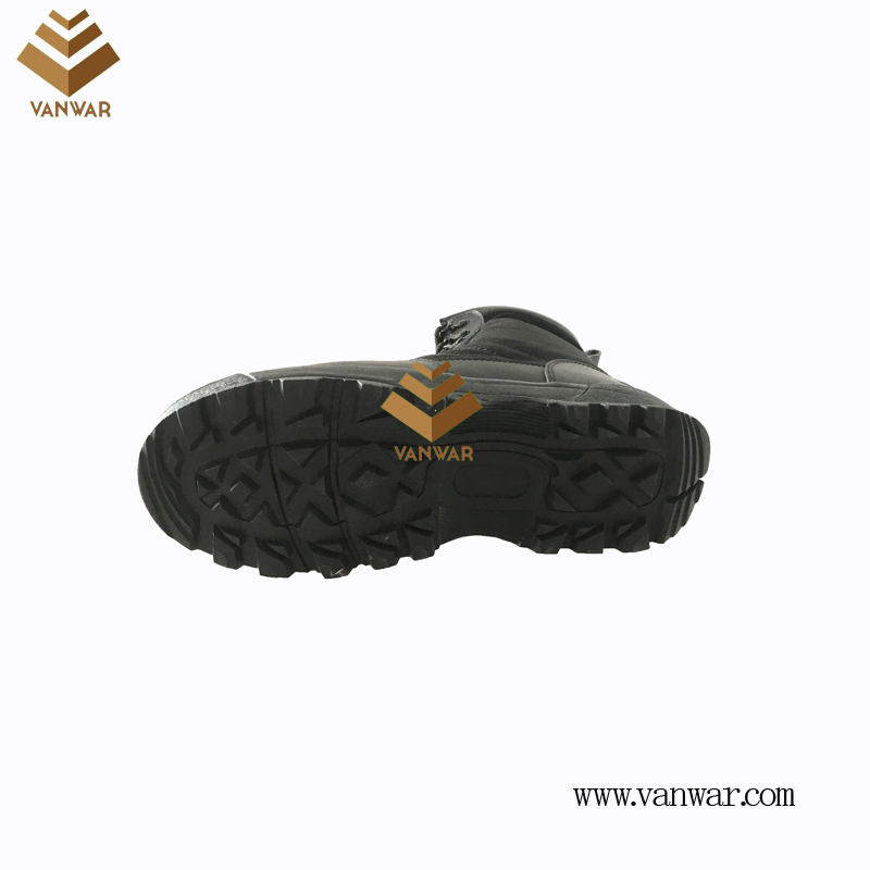 Military Combat Boots of Black with High Quality (WCB067)