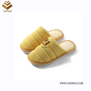 Customize Indoor Cotton lovely design Slippers with High Quality (wis062)