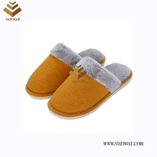 Customize Indoor Cotton lovely design Slippers with High Quality (wis041)