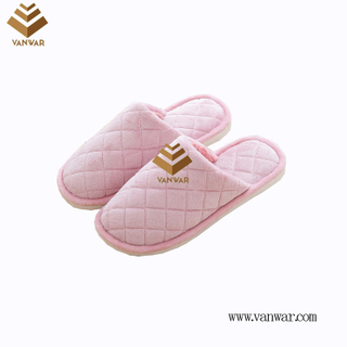 Customize Indoor Cotton lovely design Slippers with High Quality (wis035)