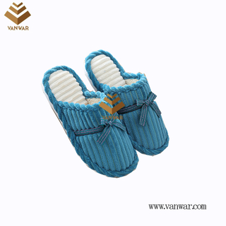 Customize Indoor Cotton lovely design Slippers with High Quality (wis007)