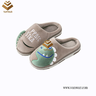 Customize Indoor Cotton lovely design Slippers with High Quality (wis053)