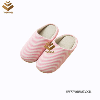 Customize Indoor Cotton lovely design Slippers with High Quality (wis025)