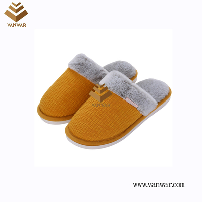 Customize Indoor Cotton lovely design Slippers with High Quality (wis043)